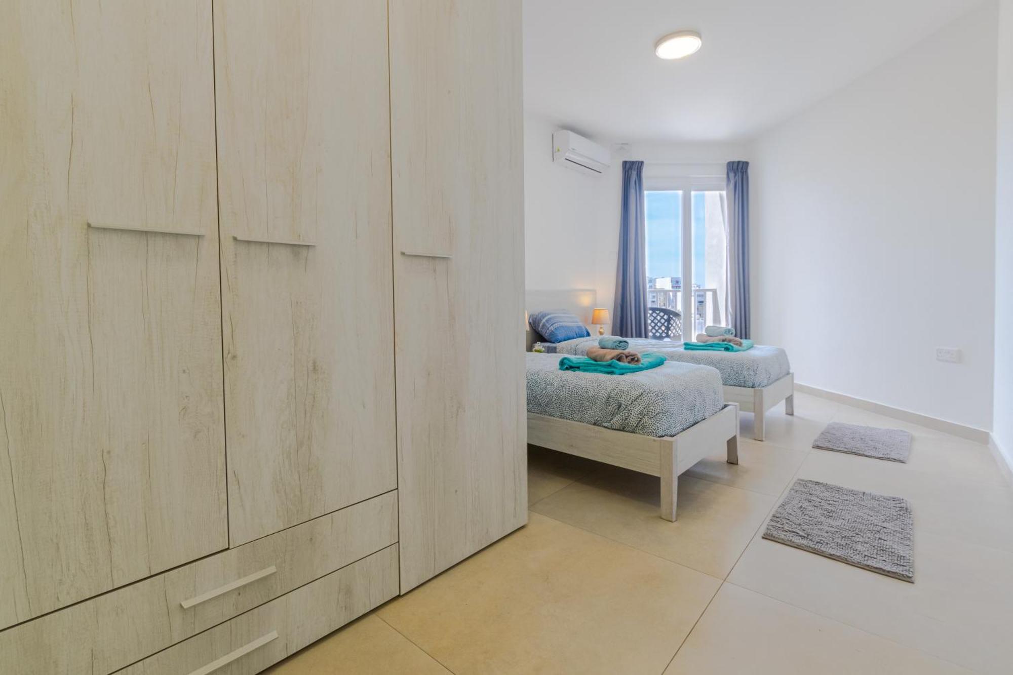 Spacious Brand New Apartment Hc Balcony 3 Bdr 2 Bth Bugibba San Pawl il-Baħar Eksteriør billede
