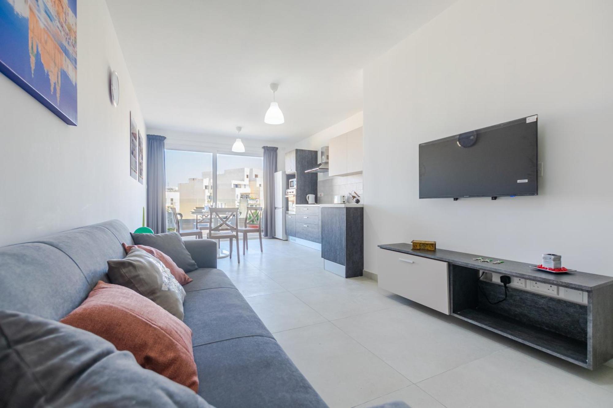 Spacious Brand New Apartment Hc Balcony 3 Bdr 2 Bth Bugibba San Pawl il-Baħar Eksteriør billede